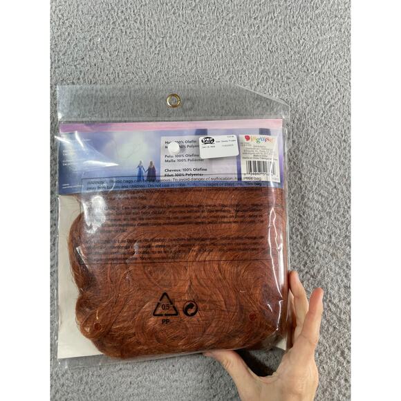 Disney Frozen Anna Costume Wig Only Child One Size (4+) Disguise Target NWT - Picture 2 of 3